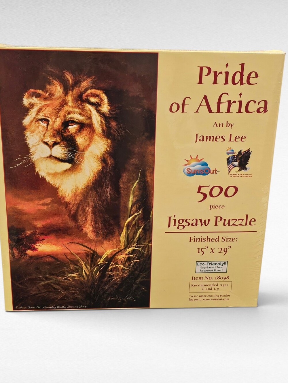James Lee Lion Jigsaw Puzzle "Pride Of Africa" 500 Pieces